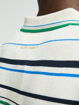 Adidas - Wales Bonner Knit Polo in White/Green