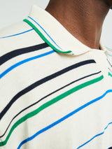 Adidas - Wales Bonner Knit Polo in White/Green