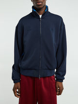 Adidas - adidas Originals x Wales Bonner Pique Track Top in Night Navy