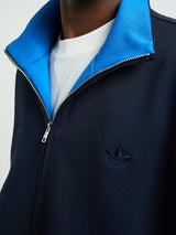Adidas - adidas Originals x Wales Bonner Pique Track Top in Night Navy