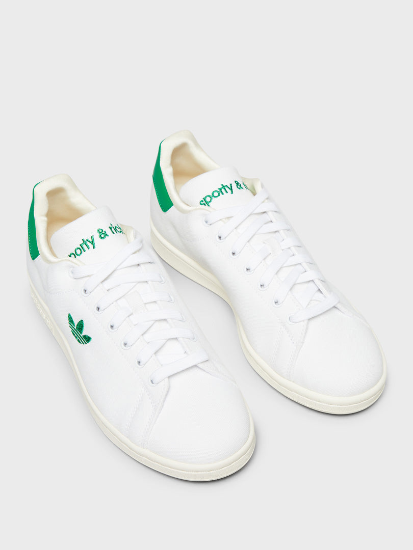 Stan Smith x Sporty & Rich Sneakers i Hvid, Grøn og Off White