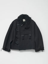 AF Agger - Hainsworth Wool Officer Jacket in Black
