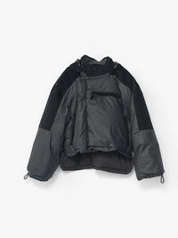 Re-Down Ripstop Puffer Jacket in Black