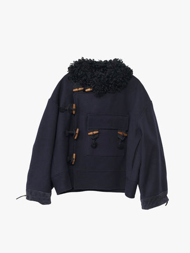 AF Agger - Hainsworth Wool Officer Jacket in Navy