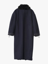 AF Agger - Hainsworth Wool Officer Coat in Navy