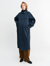 AF Agger - Water Resistant Coat in Navy