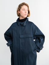 AF Agger - Water Resistant Coat in Navy