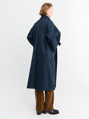 AF Agger - Water Resistant Coat in Navy