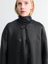 AF Agger - Shearling Coat in Black