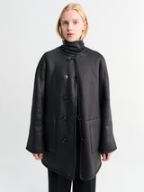 AF Agger - Shearling Coat in Black