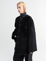 AF Agger - Shearling Coat in Black