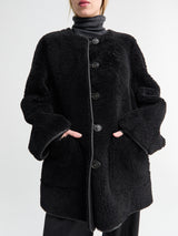 AF Agger - Shearling Coat in Black