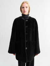 AF Agger - Shearling Coat in Black
