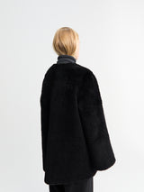 AF Agger - Shearling Coat in Black