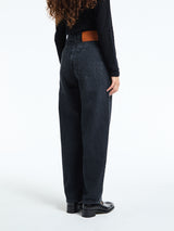AF Agger - Barrel Jeans in Washed Black