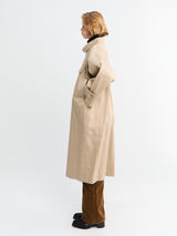 AF Agger - Water Resistant Coat in Cool Beige