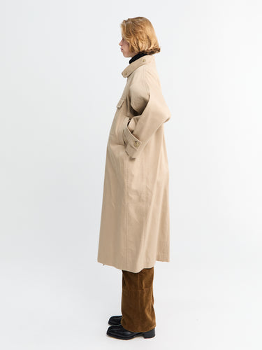 AF Agger - Water Resistant Coat in Cool Beige