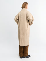 AF Agger - Water Resistant Coat in Cool Beige