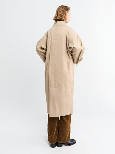 AF Agger - Water Resistant Coat in Cool Beige