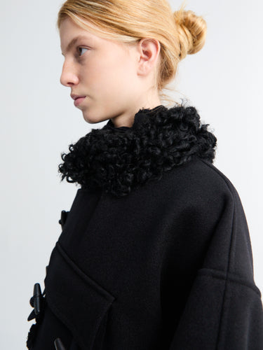 AF Agger - Hainsworth Wool Officer Jacket in Black