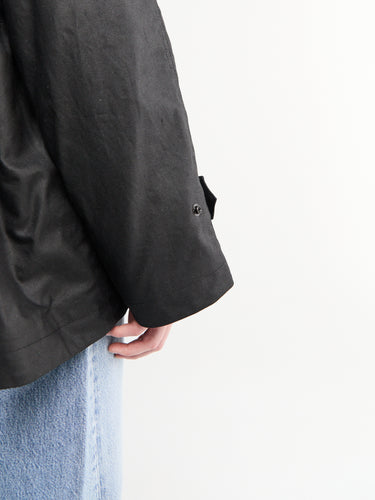 AF Agger - Oilskin Jacket in Black