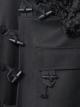 AF Agger - Hainsworth Wool Officer long Coat in Black