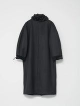 AF Agger - Hainsworth Wool Officer long Coat in Black