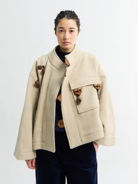 AF Agger - Klippan boiled wool jacket in Oatmeal