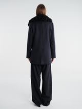 AF Agger - Hainsworth Wool Pea Coat in Navy