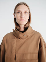 AF Agger - Water Resistant Coat in Tobacco