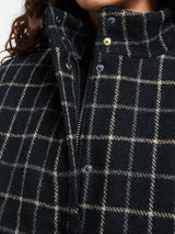 AF Agger - Kjellerup Wool Quilted Vest in Black