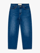 Aiayu - Collin Midwaist Relaxed Jeans in Worn Blue
