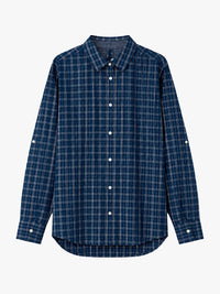 Aiayu - Checkered Shirt in Mix Navy