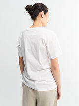 Aiayu - Classic Circular Tee in White