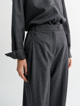 Aiayu - Balder Pants Fine Wool in Dark Grey