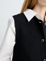 Aiayu - Elva Vest in Black