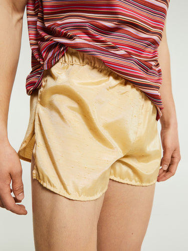 Alex Zono - Silk Dream Shorts in Gold