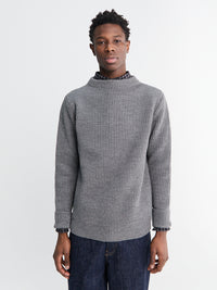 Andersen-Andersen - Navy Crewneck in Grey