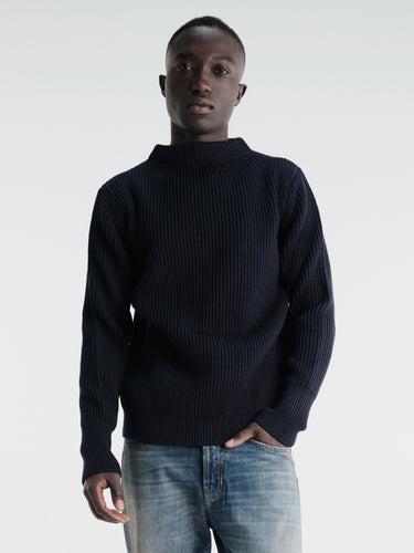 Andersen-Andersen - Navy Crewneck in Navy