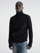 Andersen-Andersen - Navy Turtleneck in Black
