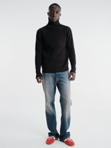 Andersen-Andersen - Navy Turtleneck in Black