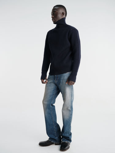 Andersen-Andersen - Navy Turtleneck in Navy