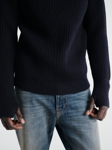Andersen-Andersen - Navy Turtleneck in Navy