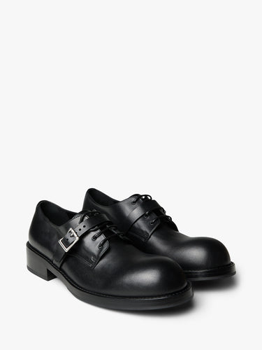 Ann Demeulemeester - Rafan Derby With Buckle Nappa Calf Skin in Black