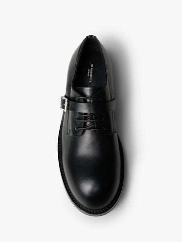 Ann Demeulemeester - Rafan Derby With Buckle Nappa Calf Skin in Black