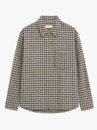 Another Aspect - Another Overshirt 1.0 Japan in Blue and Ecru Check