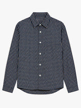 Another Aspect - Another Shirt 4.0 Japan in Blue and White Check