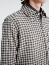 Another Aspect - Another Overshirt 1.0 Japan in Blue and Ecru Check
