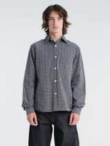 Another Aspect - Another Shirt 4.0 Japan in Blue and White Check