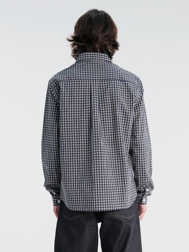 Another Aspect - Another Shirt 4.0 Japan in Blue and White Check